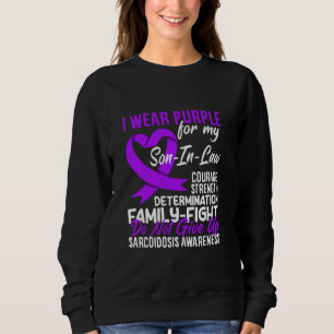 Ik Draag Paarse voor mijn schoonzoon Sarcoidosis A Trui