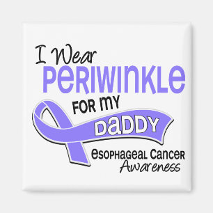 Ik Draag Periwinkle 42 Papa Esophageal Cancer Magneet