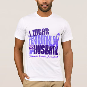 Ik Draag Periwinkle Husband 6.4 Stomach Cancer T-shirt