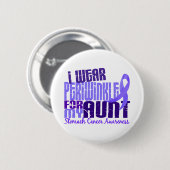 Ik Draag Periwinkle tante 6.4 Stomkkanker Ronde Button 5,7 Cm (Voorkant /achterkant)