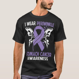 Ik draag periwinkle voor maagkanker bewustzijn t-shirt