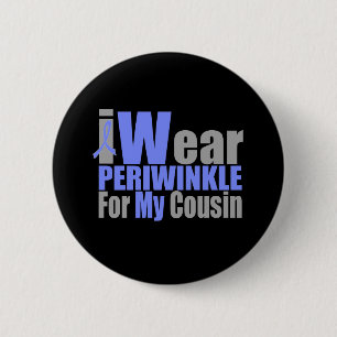 Ik Draag Periwinkle voor mijn nicht Ronde Button 5,7 Cm