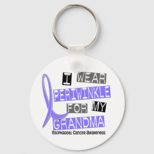 Ik Draag Periwinkle voor mijn oma Esophageal-kanke Sleutelhanger