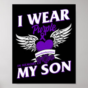 Ik Draag Purpleei ter nagedachtenis van mijn zoon Poster
