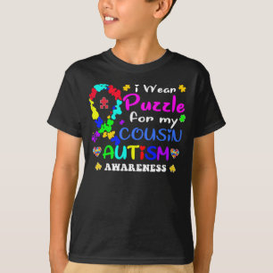 ik draag puzzel voor mijn nicht t-shirt