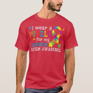 Ik draag Puzzle voor mijn kleinzoon Papa Grandma A T-shirt