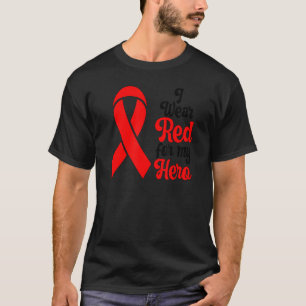 Ik Draag Red CHD Warrior Mam Congenital Heart Dise T-shirt