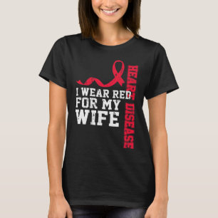 Ik Draag rood voor mijn kinderziekte T-shirt