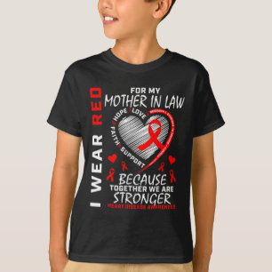 Ik Draag rood voor mijn moeder in de rechtszaal T-shirt