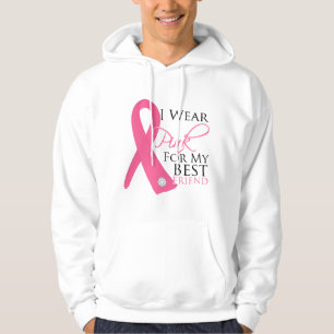 Ik Draag roze beste vriendin borstkanker Hoodie