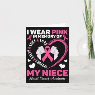 Ik draag roze ter nagedachtenis aan mijn nicht bor kaart