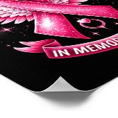 Ik Draag roze voor de herinnering aan mijn moeder Poster (Hoek)