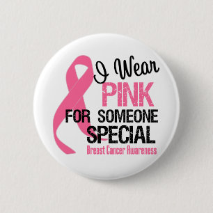 Ik Draag roze voor iemand speciaal Ronde Button 5,7 Cm