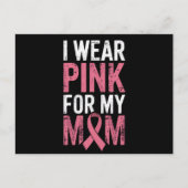 Ik Draag roze voor mijn borstkanker Briefkaart (Voorkant)