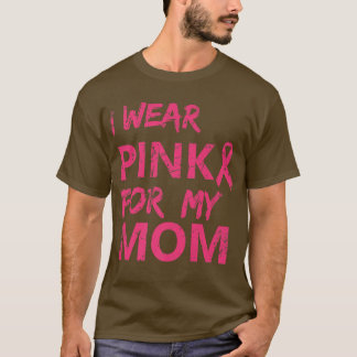 Ik Draag roze voor mijn borstkankerbewustzijn bij T-shirt