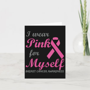 Ik Draag roze voor mijn eigen borstkankerbewustzij Kaart