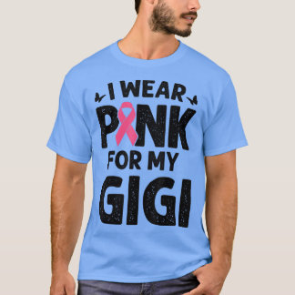 Ik Draag roze voor mijn Gigi Butterfly Breast Canc T-shirt