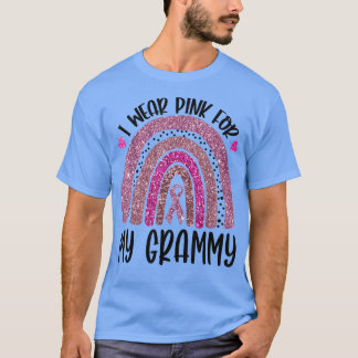 Ik Draag roze voor mijn Grammy Breast Cancer Bewus T-shirt