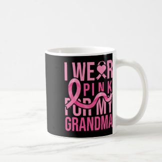 Ik Draag roze voor mijn grootmoeder borstkanker Koffiemok