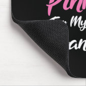 Ik Draag roze voor mijn grootmoeder borstkanker Muismat (Hoek)