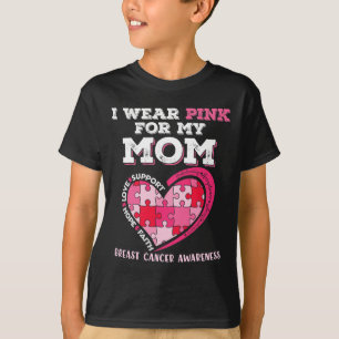 Ik Draag roze voor mijn Kind over borstkanker T-shirt