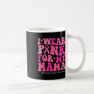 Ik Draag roze voor mijn mama retro borstkanker Awa Koffiemok
