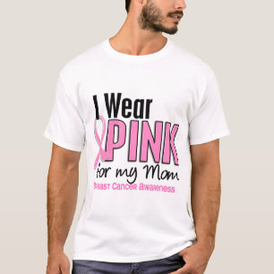 Ik Draag roze voor mijn moeder 10 borstkanker T-shirt