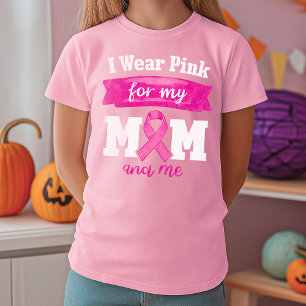 Ik Draag Roze Voor Mijn Moeder, Borstkankerbewustz T-shirt