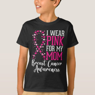 Ik Draag roze voor mijn moeder borstkankerbewustzi T-shirt