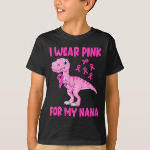 Ik Draag roze voor mijn Nana Breast Cancer Bewusth T-shirt