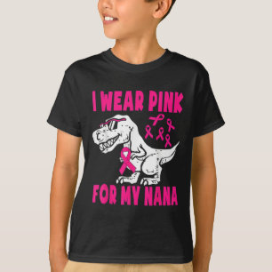Ik Draag roze voor mijn Nana Breast Cancer Bewusth T-shirt