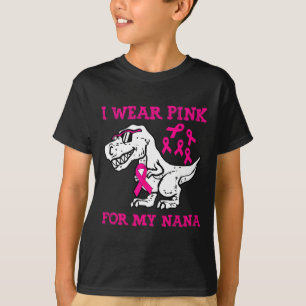 Ik Draag roze voor mijn Nana Breast Cancer Bewusth T-shirt