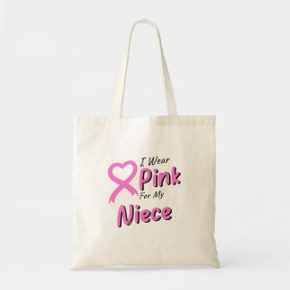 Ik Draag roze voor mijn nicht Tote Bag