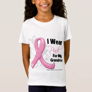 Ik Draag roze voor mijn oma - borstkanker T-shirt