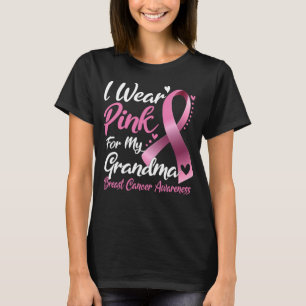 Ik Draag roze voor mijn oma Breast Cancer bewustzi T-shirt