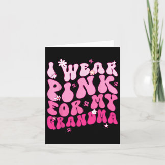 Ik Draag roze voor mijn oma die borstkanker onders Kaart