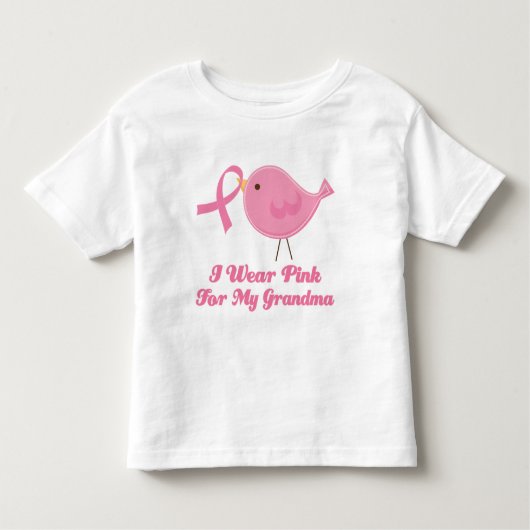 Ik Draag roze voor mijn oma Kinder Shirts (Voorkant)