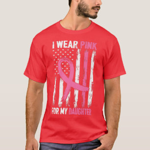 Ik Draag roze voor mijn vaders borstkankerouders T-shirt
