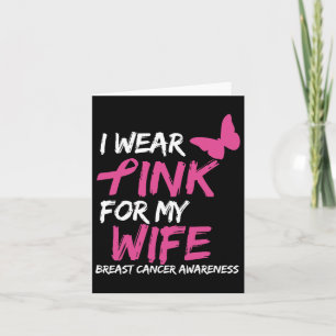 Ik Draag roze voor mijn vrouw borstkanker Ri Kaart