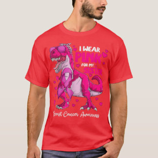 Ik Draag roze voor mijn zuster Borstkanker T-shirt