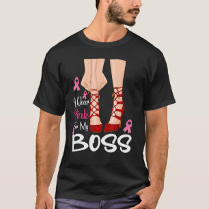 Ik Draag roze voor mijn zwarte vrouw met Ballon Me T-shirt