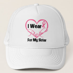 Ik Draag roze zuster Borstkanker Trucker Pet