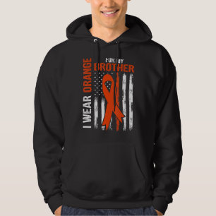 Ik Draag Sinaasappel voor mijn broederleukemie Ri Hoodie