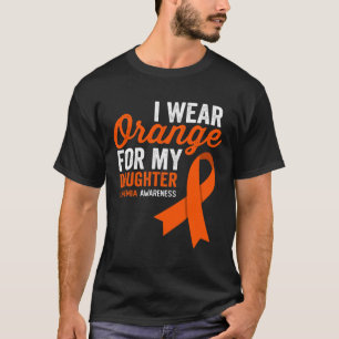 Ik Draag Sinaasappel voor mijn dochter Leukemia Wa T-shirt