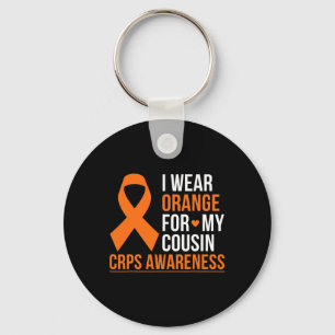 Ik Draag Sinaasappel voor mijn neef RSD CRPS Aware Sleutelhanger