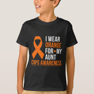 Ik Draag Sinaasappel voor mijn tante RSD CRPS Awar T-shirt