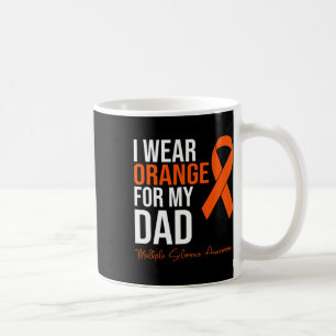 Ik Draag Sinaasappel voor mijn vader MS Warrior Mu Koffiemok