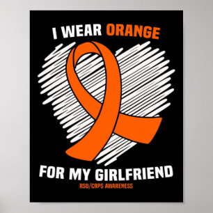 Ik Draag Sinaasappel voor mijn Vriendin RSDCRPS-be Poster