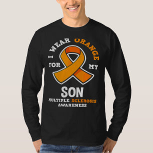 Ik Draag Sinaasappel voor mijn zoontje MS Multiple T-shirt