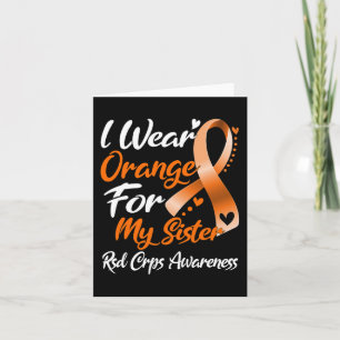 Ik Draag Sinaasappel voor mijn zus RSD CRPS Awaren Kaart